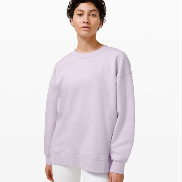 Lululemon Perfectly Oversized Crew - Lavender Dew - Picture 1 of 8